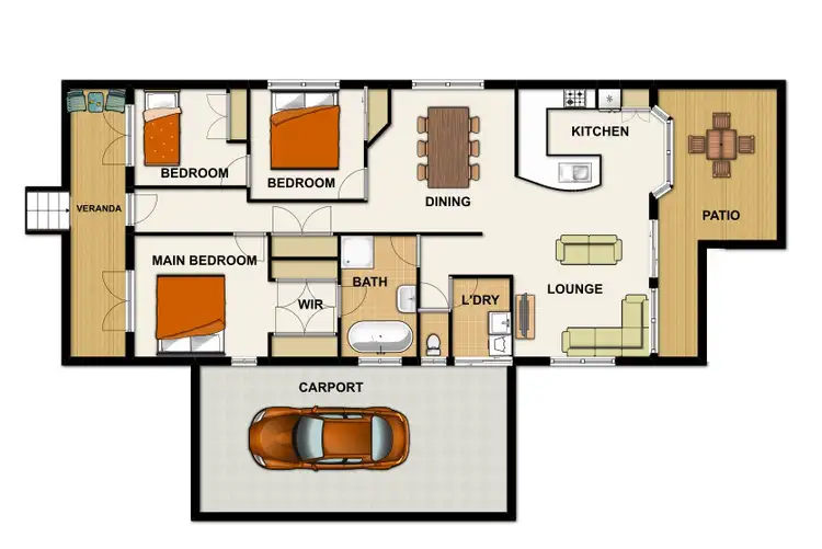 Floorplan of Homely house listing, 15 Coot-Tha Pl, Forest Lake QLD 4078