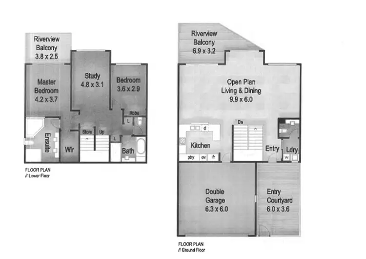 Floorplan of Homely townhouse listing, 7 / 9 Fairway Drive, Banora Point NSW 2486