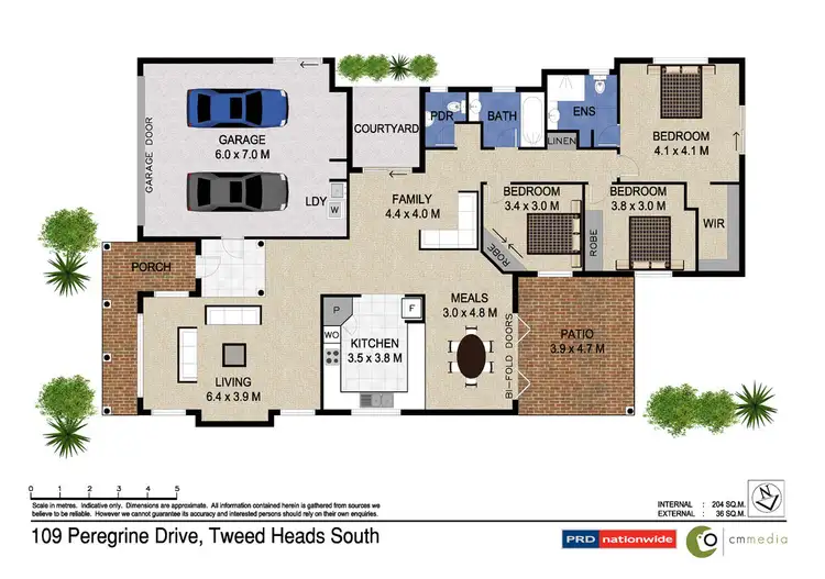 Floorplan of Homely house listing, 21/2 Falcon Way (109 Peregrine Drive), Tweed Heads South NSW 2486