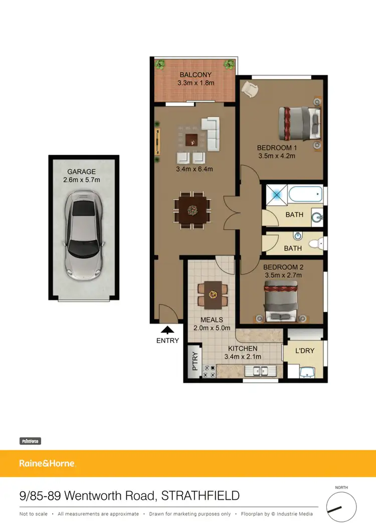 Floorplan of Homely apartment listing, 9/85-89 Wentworth Road, Strathfield NSW 2135