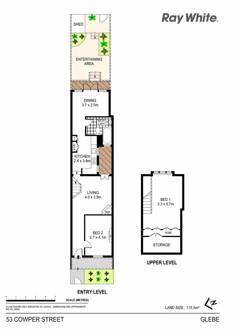 Floorplan of Homely house listing, 53 Cowper Street, Glebe NSW 2037