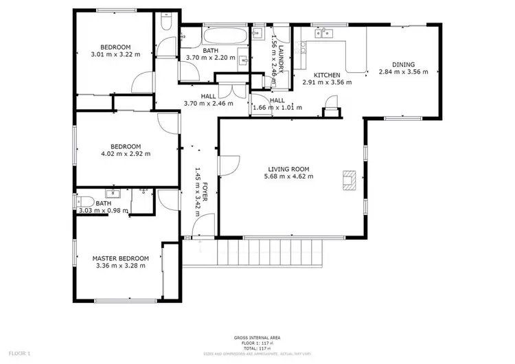 Floorplan of Homely house listing, 128 Pitcairn Street, Montrose TAS 7010