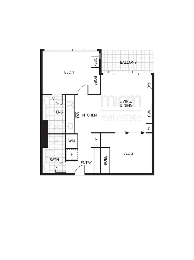 Floorplan of Homely apartment listing, 4210/639 Lonsdale Street, Melbourne VIC 3000