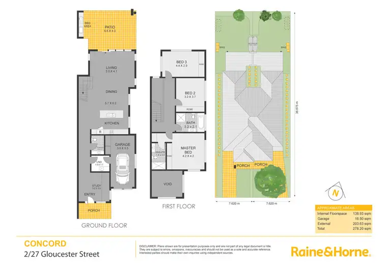 Floorplan of Homely semi-detached listing, 2/27 Gloucester Street, Concord NSW 2137
