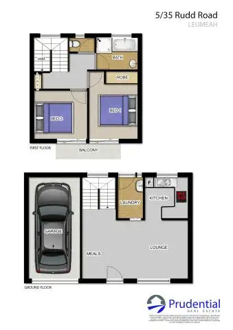 Floorplan of Homely townhouse listing, 5/35 Rudd Road, Leumeah NSW 2560