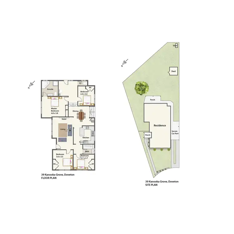 Floorplan of Homely house listing, 39 Kanooka Grove, Doveton VIC 3177