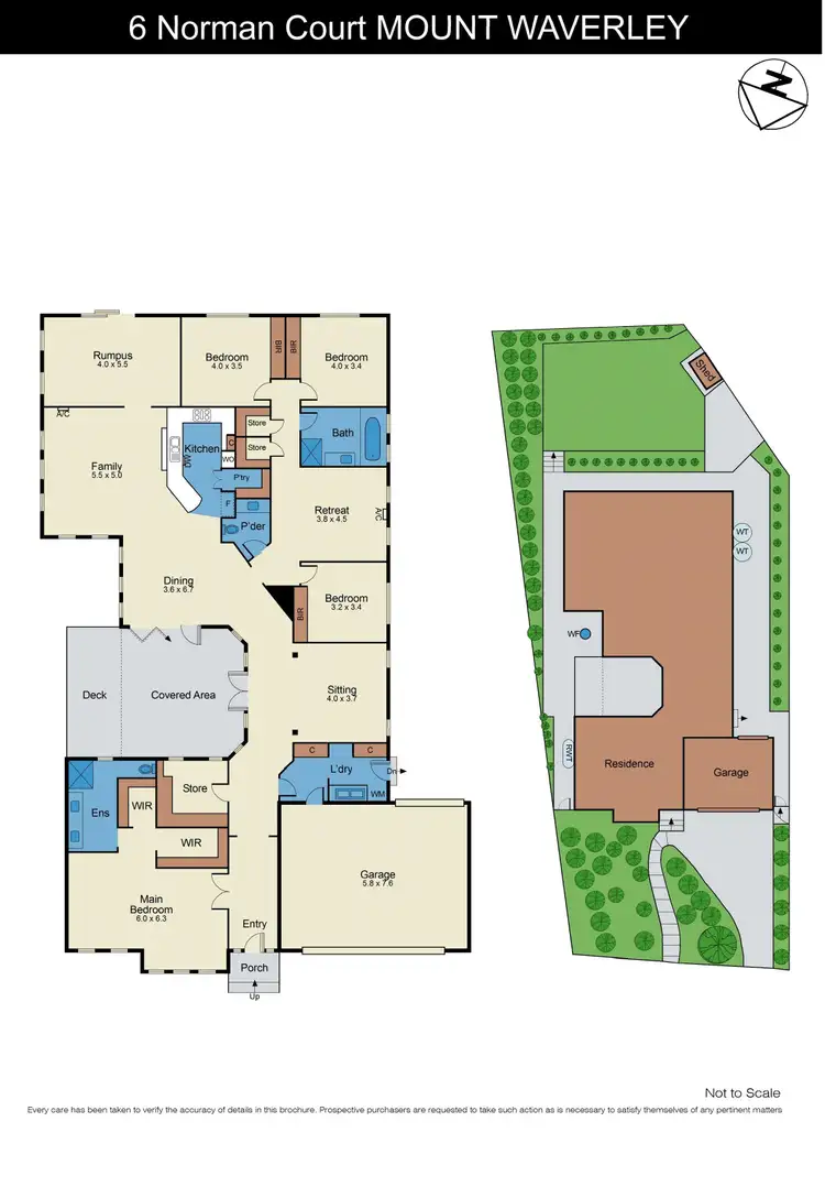 Floorplan of Homely house listing, 6 Norman Court, Mount Waverley VIC 3149