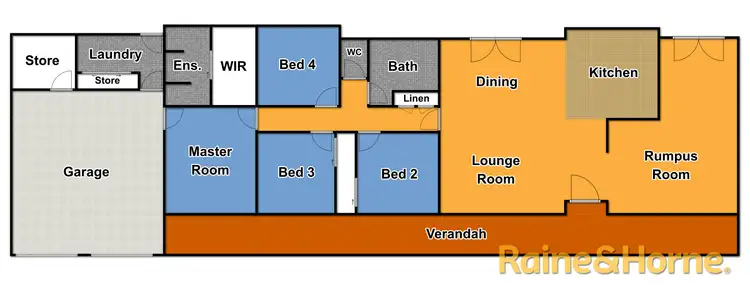 Floorplan of Homely house listing, 1 Webber Drive, Dubbo NSW 2830