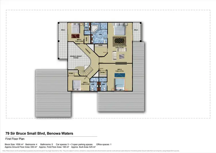 Floorplan of Homely house listing, 79 Sir Bruce Small Boulevard, Benowa QLD 4217