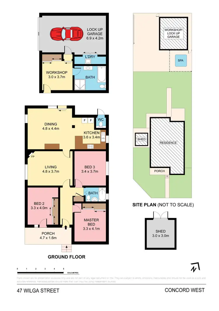 Floorplan of Homely house listing, 47 Wilga Street, Concord West NSW 2138