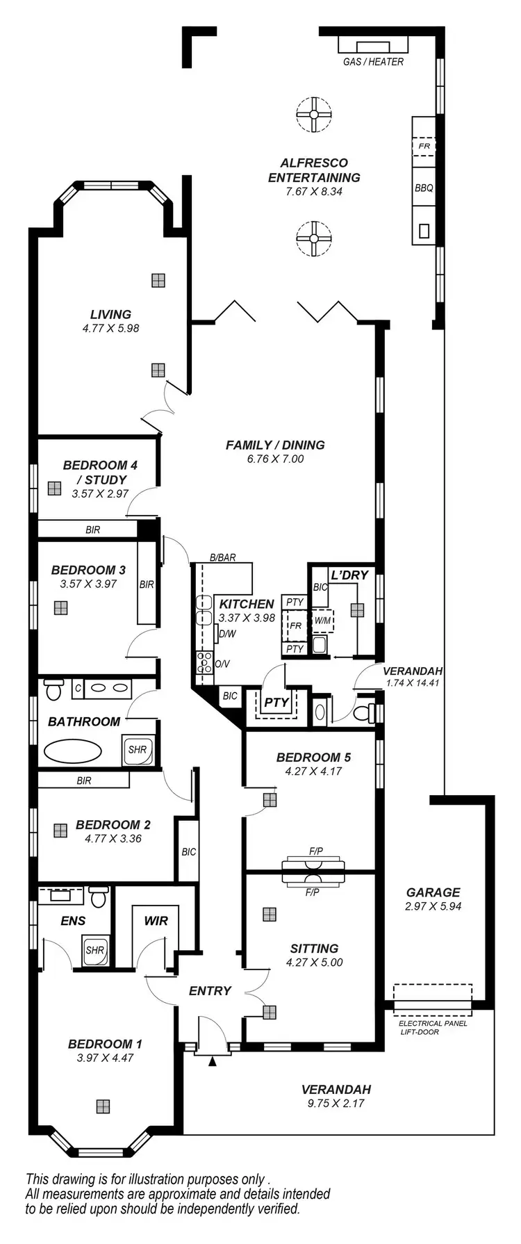Floorplan of Homely house listing, 14 Gwynne Street, Firle SA 5070
