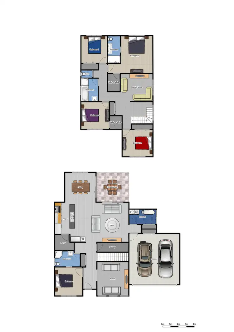 Floorplan of Homely house listing, 10 Evergreen Pl, Drewvale QLD 4116