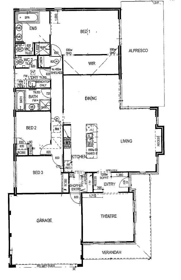Floorplan of Homely house listing, 35 Calneggia Drive, Byford WA 6122