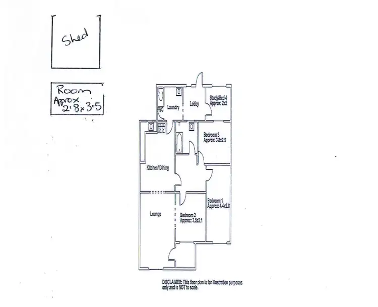 Floorplan of Homely house listing, 7 Hobbs St, Berri SA 5343