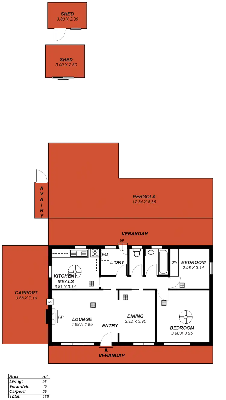 Floorplan of Homely house listing, 6 Seaforth Avenue, Dover Gardens SA 5048