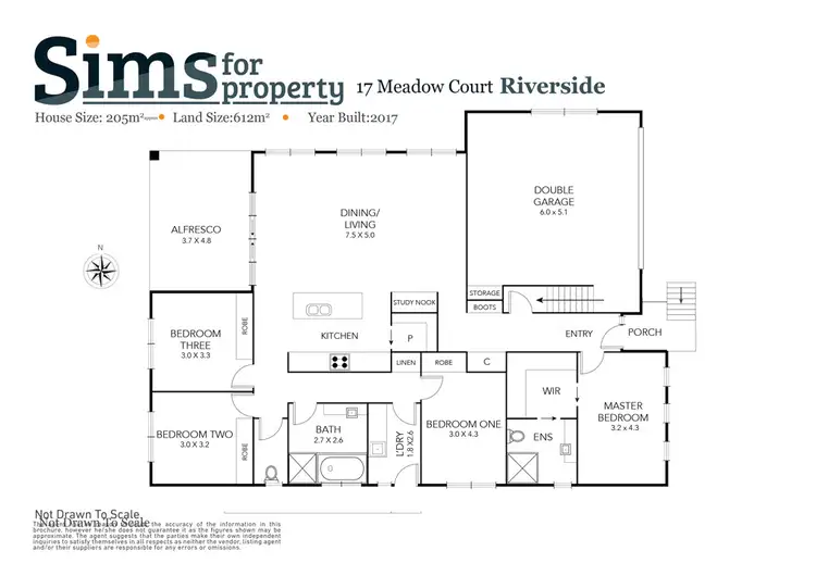 Floorplan of Homely house listing, 17 Meadow Court, Riverside TAS 7250