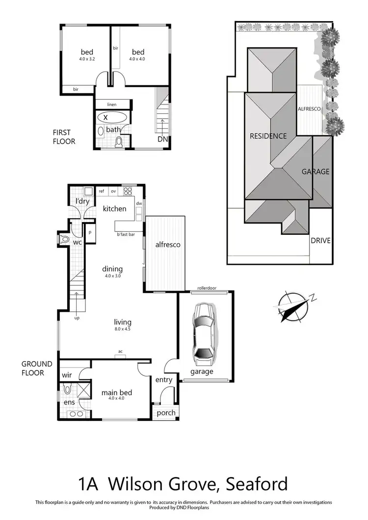 Floorplan of Homely house listing, 1A Wilson Grove, Seaford VIC 3198