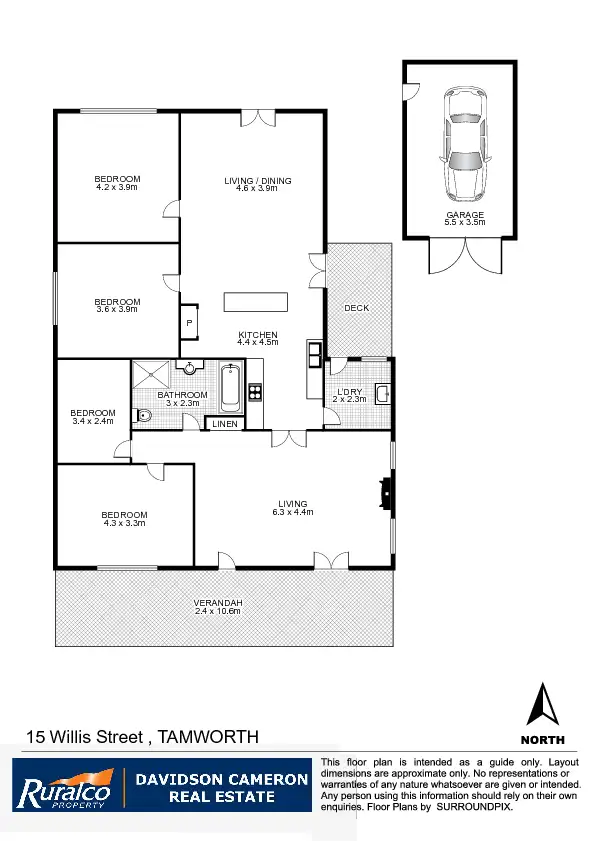 Floorplan of Homely house listing, 15 Willis Street, Tamworth NSW 2340