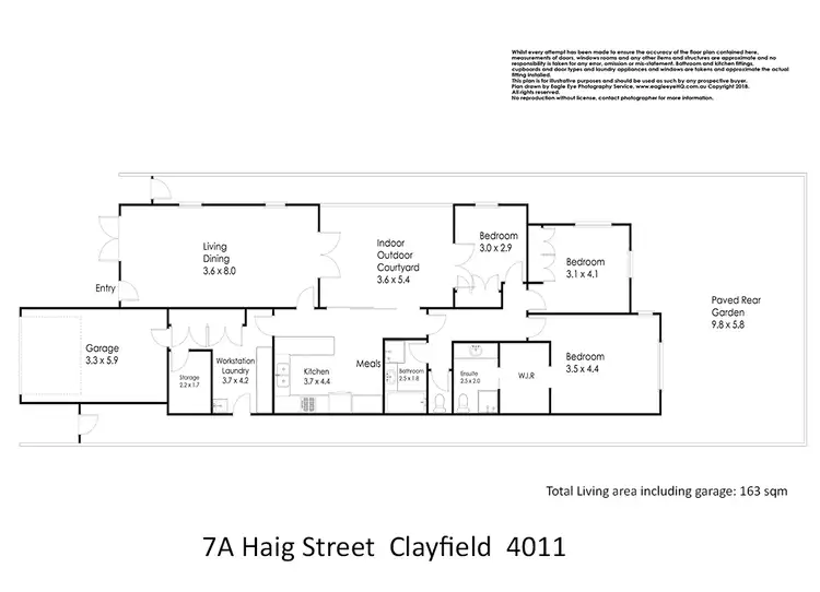 Floorplan of Homely house listing, 7A Haig Street, Clayfield QLD 4011