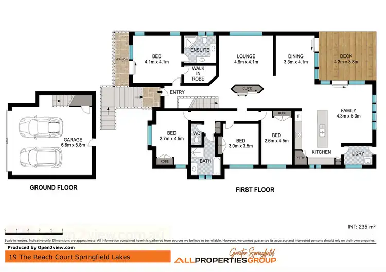Floorplan of Homely house listing, 19 The Reach Court, Springfield Lakes QLD 4300