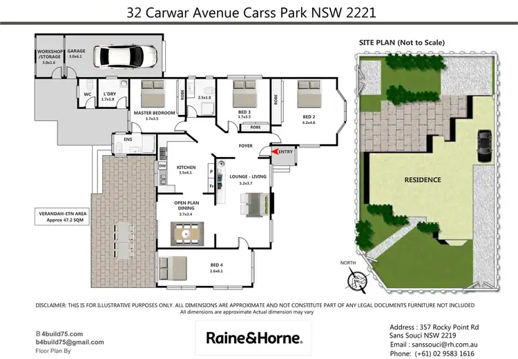 Floorplan of Homely house listing, 32 Carwar Avenue, Carss Park NSW 2221