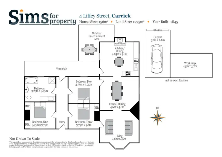 Floorplan of Homely house listing, 4 Liffey Street, Carrick TAS 7291