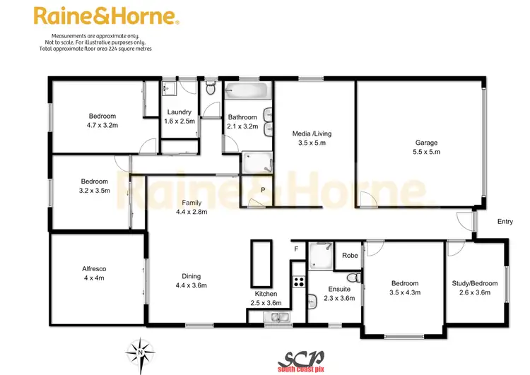 Floorplan of Homely house listing, 4 Red Hill Parade, Tomakin NSW 2537