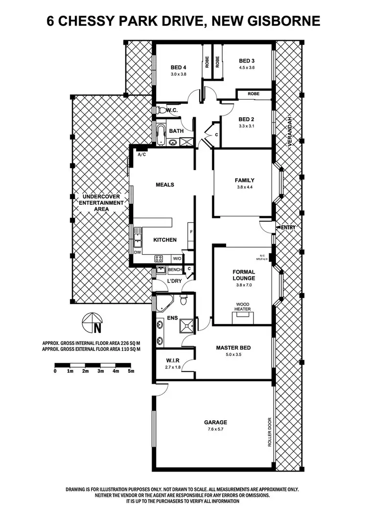 Floorplan of Homely house listing, 6 Chessy Park Drive, New Gisborne VIC 3438
