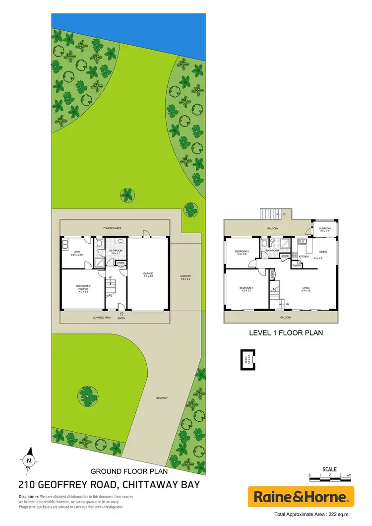 Floorplan of Homely house listing, 210 Geoffrey Road, Chittaway Point NSW 2261