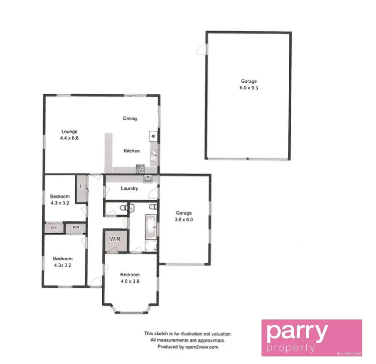 Floorplan of Homely house listing, 11 Alison Court, Westbury TAS 7303