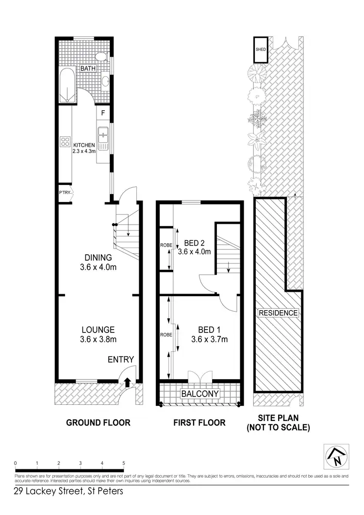 Floorplan of Homely house listing, 29 Lackey Street, St Peters NSW 2044