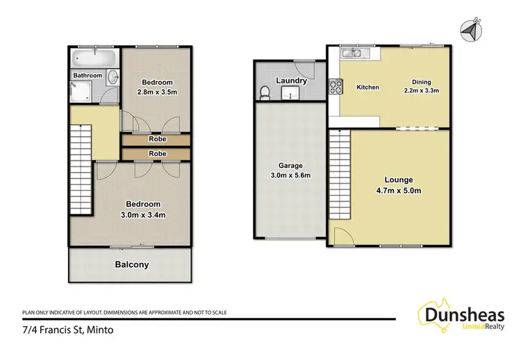 Floorplan of Homely townhouse listing, 7/4-6 Francis Street, Minto NSW 2566