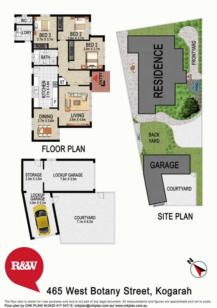 Floorplan of Homely house listing, 465 West Botany Street, Kogarah NSW 2217