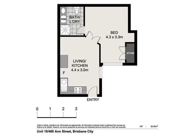 Floorplan of Homely apartment listing, 10/460 Ann Street, Brisbane City QLD 4000