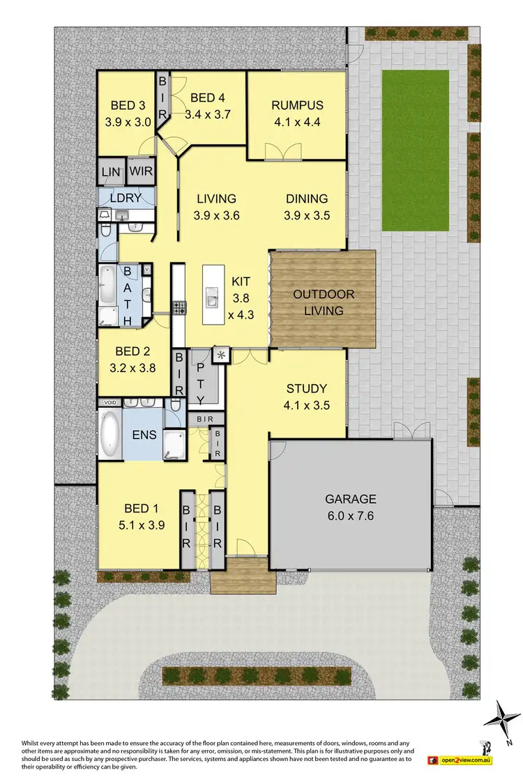 Floorplan of Homely house listing, 4 Francisco Bay Point, Sanctuary Lakes VIC 3030