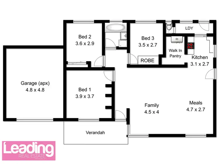Floorplan of Homely house listing, 13 Batman Avenue, Sunbury VIC 3429