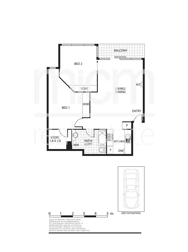 Floorplan of Homely apartment listing, 1908/668 Bourke Street, Melbourne VIC 3000