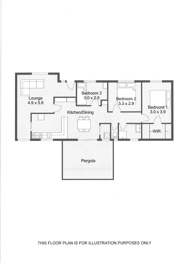 Floorplan of Homely house listing, 2 NICHOLSON STREET, Naracoorte SA 5271