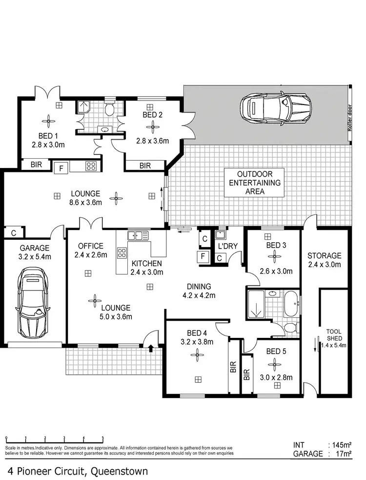 Floorplan of Homely house listing, 4 Pioneer Circuit, Queenstown SA 5014