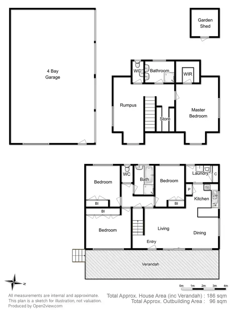 Floorplan of Homely house listing, 2040 Channel Highway, Electrona TAS 7054