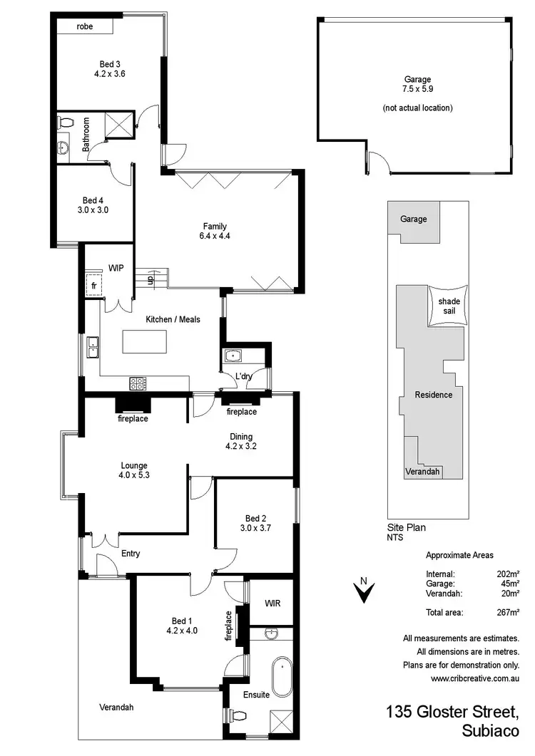 Floorplan of Homely house listing, 135 Gloster Street, Subiaco WA 6008