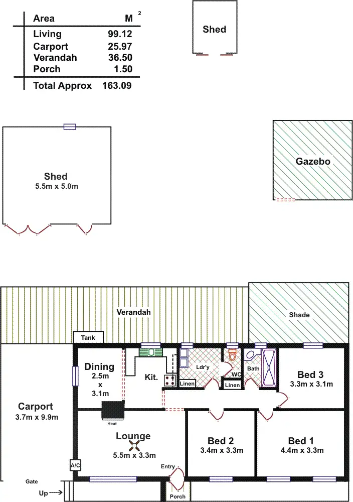 Floorplan of Homely house listing, 6 Waldron Street, Elizabeth East SA 5112