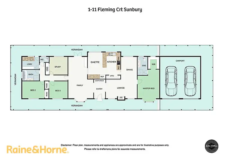 Floorplan of Homely house listing, 1-11 Fleming Court, Sunbury VIC 3429