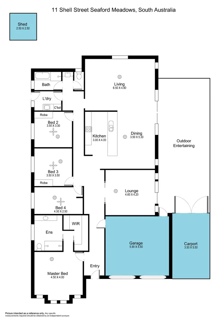 Floorplan of Homely house listing, 11 Shell Street, Seaford Meadows SA 5169