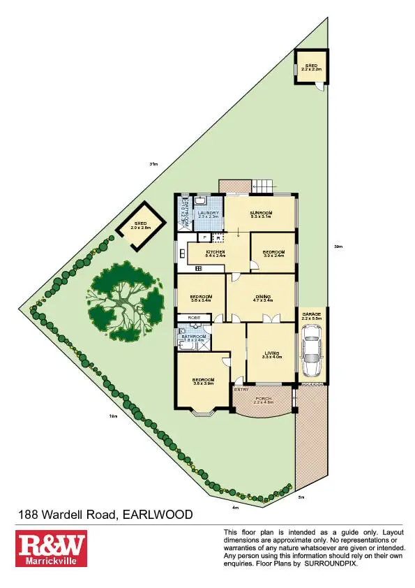 Floorplan of Homely house listing, 188 Wardell Road, Earlwood NSW 2206