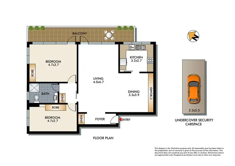 Floorplan of Homely apartment listing, 19/2A Wentworth Street, Point Piper NSW 2027