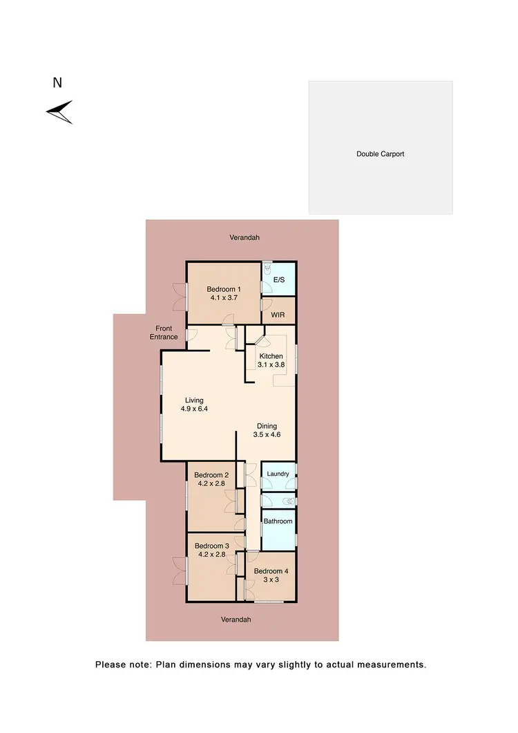 Floorplan of Homely house listing, 177 Rosenow Road, Durham Lead VIC 3352