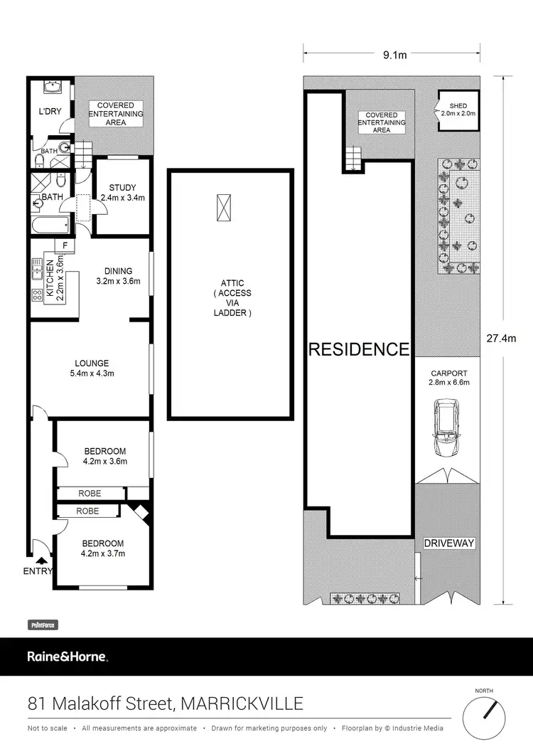 Floorplan of Homely house listing, 81 Malakoff Street, Marrickville NSW 2204