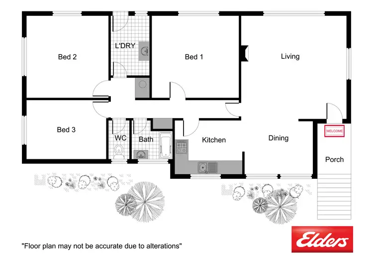 Floorplan of Homely house listing, 22 Henry Street, Cook ACT 2614