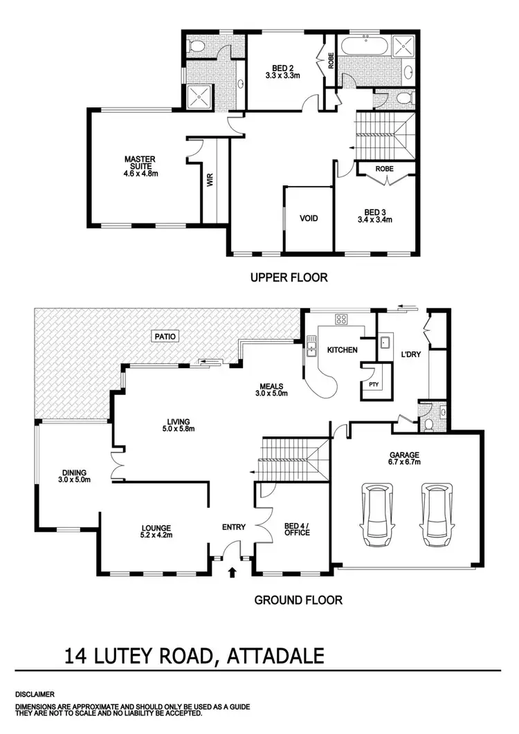 Floorplan of Homely house listing, 14 Lutey Road, Attadale WA 6156